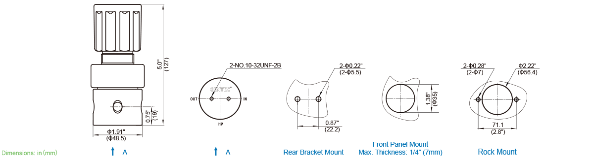 GENTEC R72 Series Back Pressure Regulator